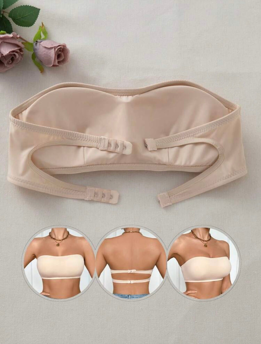 Wireless padded bra