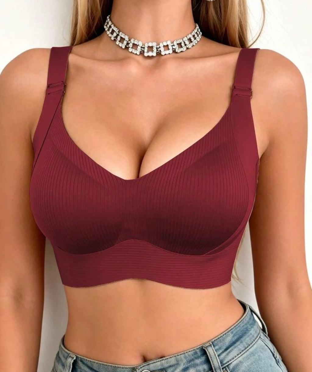 Pushup Bra (Burgundy)