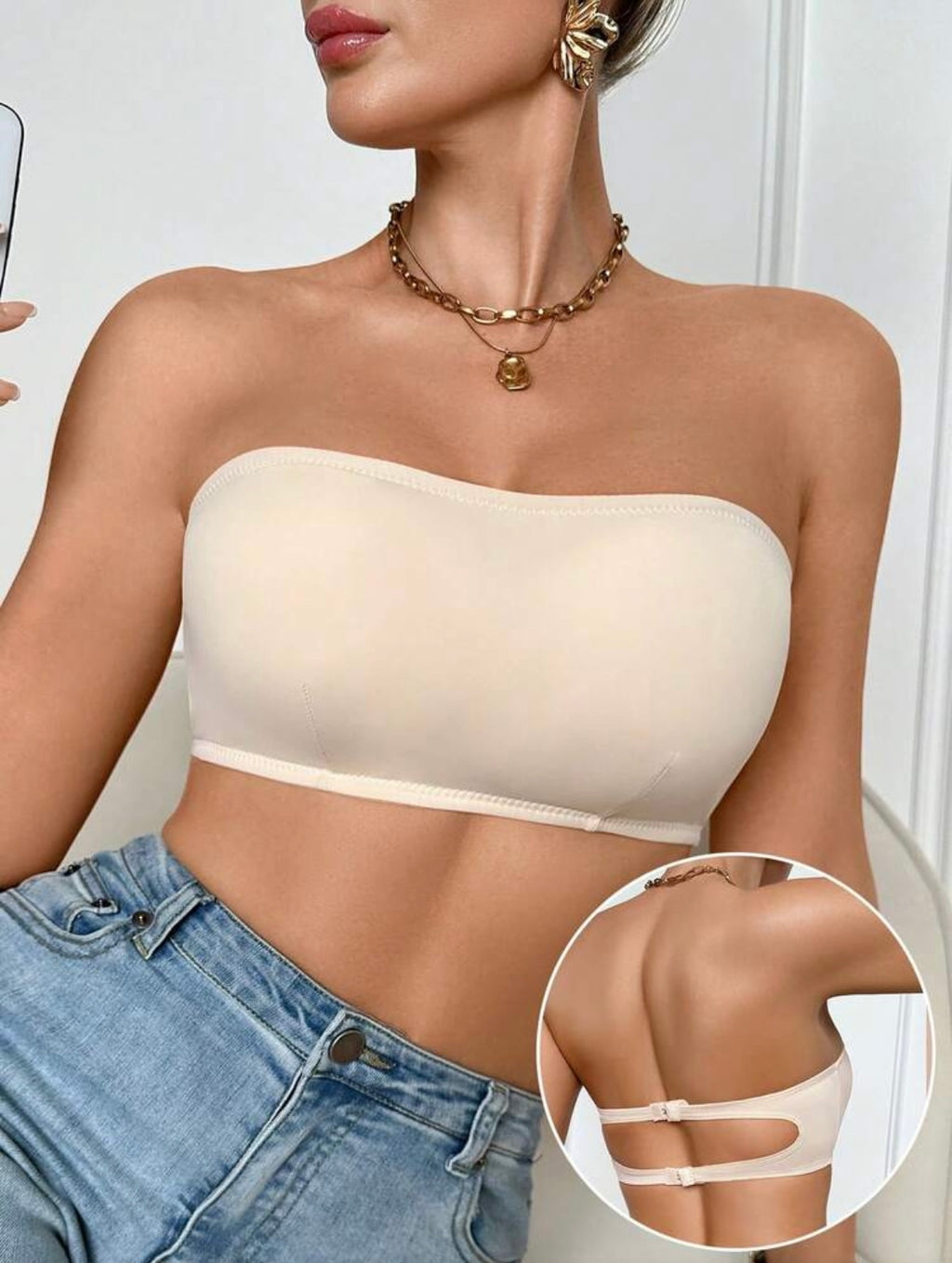 Wireless padded bra